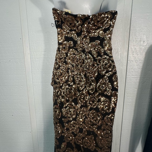Blondie Nites Strapless Sequin Dress Size 3 NWOT - Picture 16 of 16